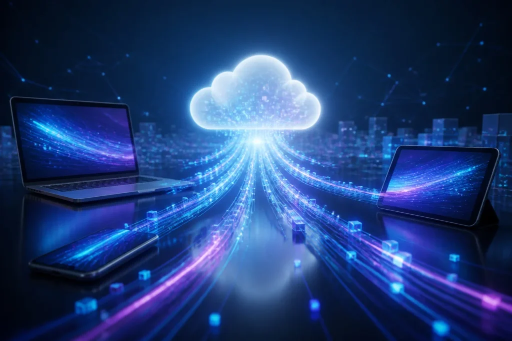 Transfert de donnees ultra rapide vers le cloud