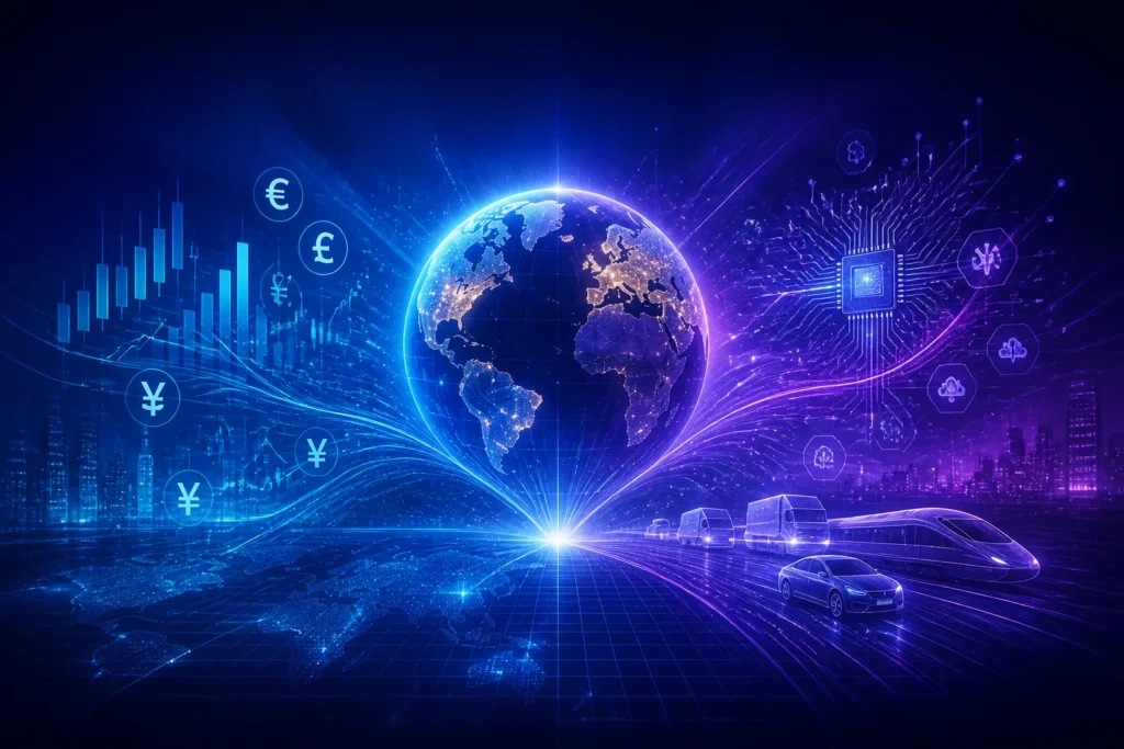 Monde numerique et connexion mondiale