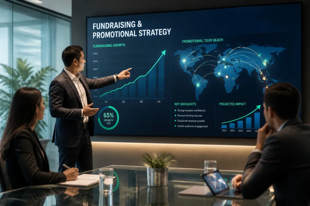 Strategie de promotion et de levee de fonds