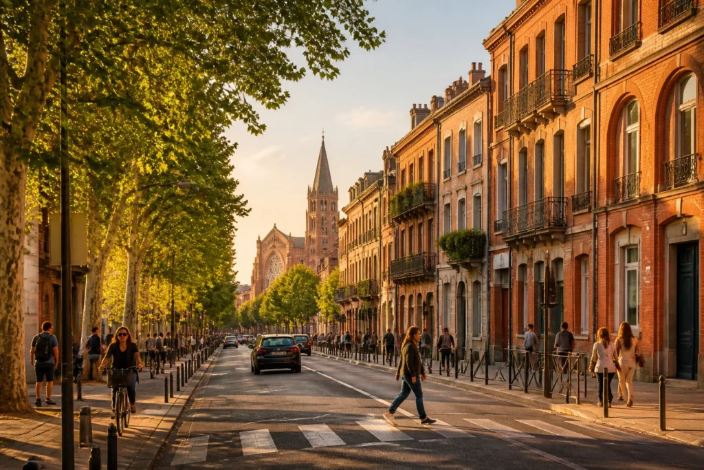 Route de seysses toulouse a lheure doree